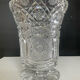 Vintage Bohemian crystal vase
