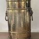 Antique brass umbrella stand