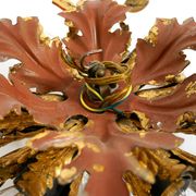 Very beautiful 1960s gold-plated ceiling or wall lamp by Banci Firenze, Ita