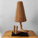 Vintage 1950s table lamp in rope – in the style of Audoux & Minet