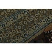 1970s Vintage Persian Handmade Wool Cotton Brown Area Rug 292x392