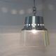 Vintage a. brotto hanging glass lamp esperia 1970s