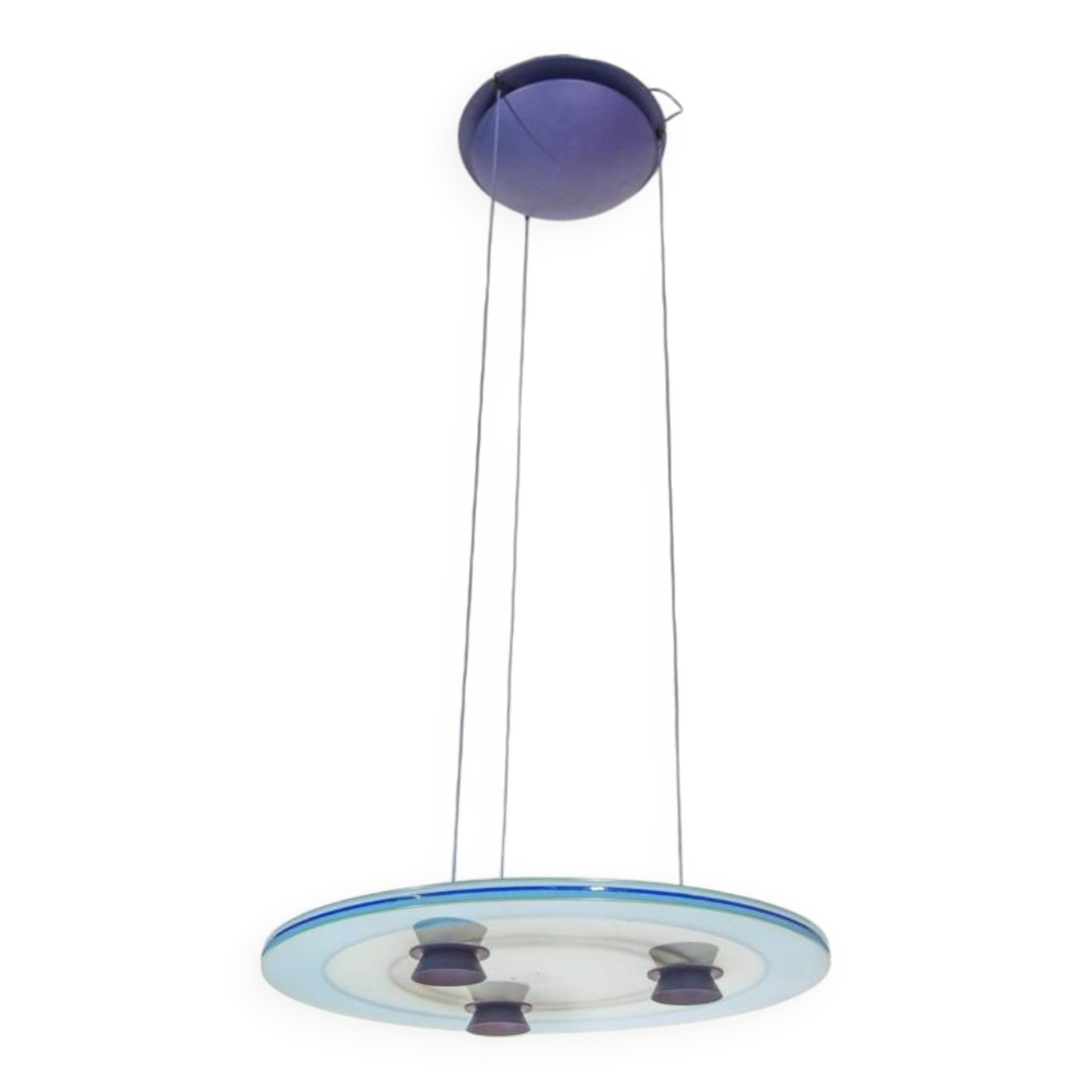 Aurora blue pendant light Arteluce1982