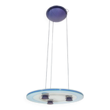 Luminaire suspension Aurora blue Arteluce1982