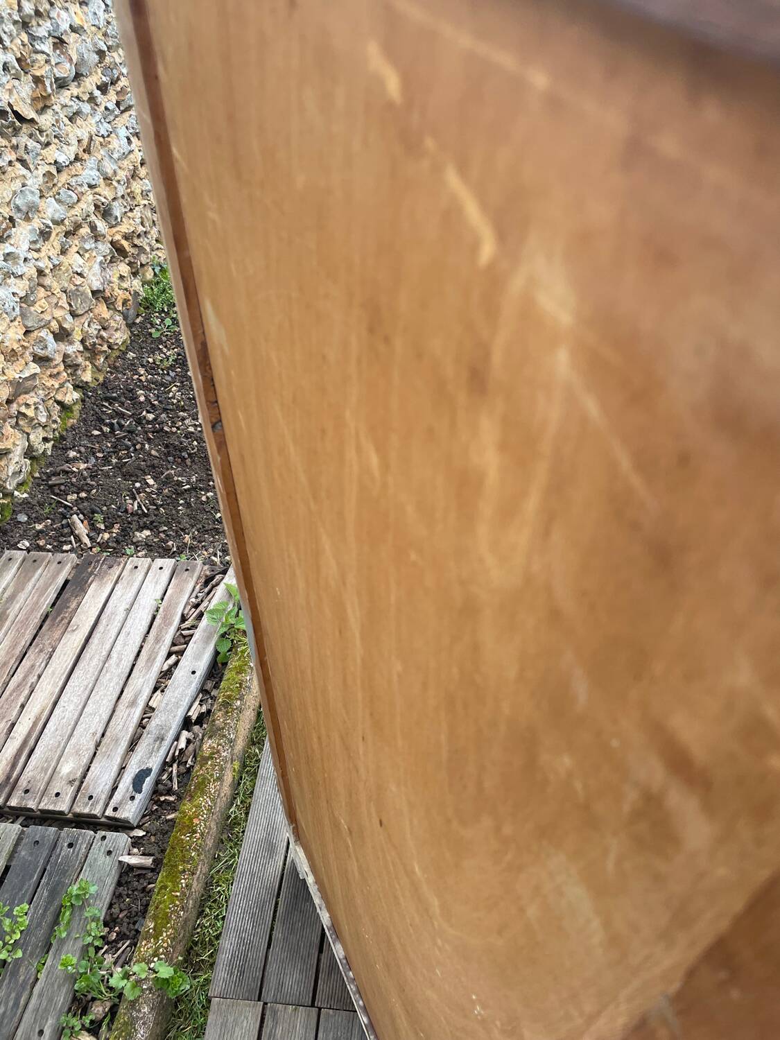 Vintage 1950 water green chiffonier