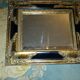 Miroir de baroque opulent en bois doré et noir