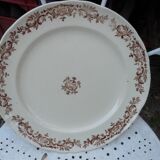 saladier - coupe à fruit et plat Longchamp terre de fer modèle Régent