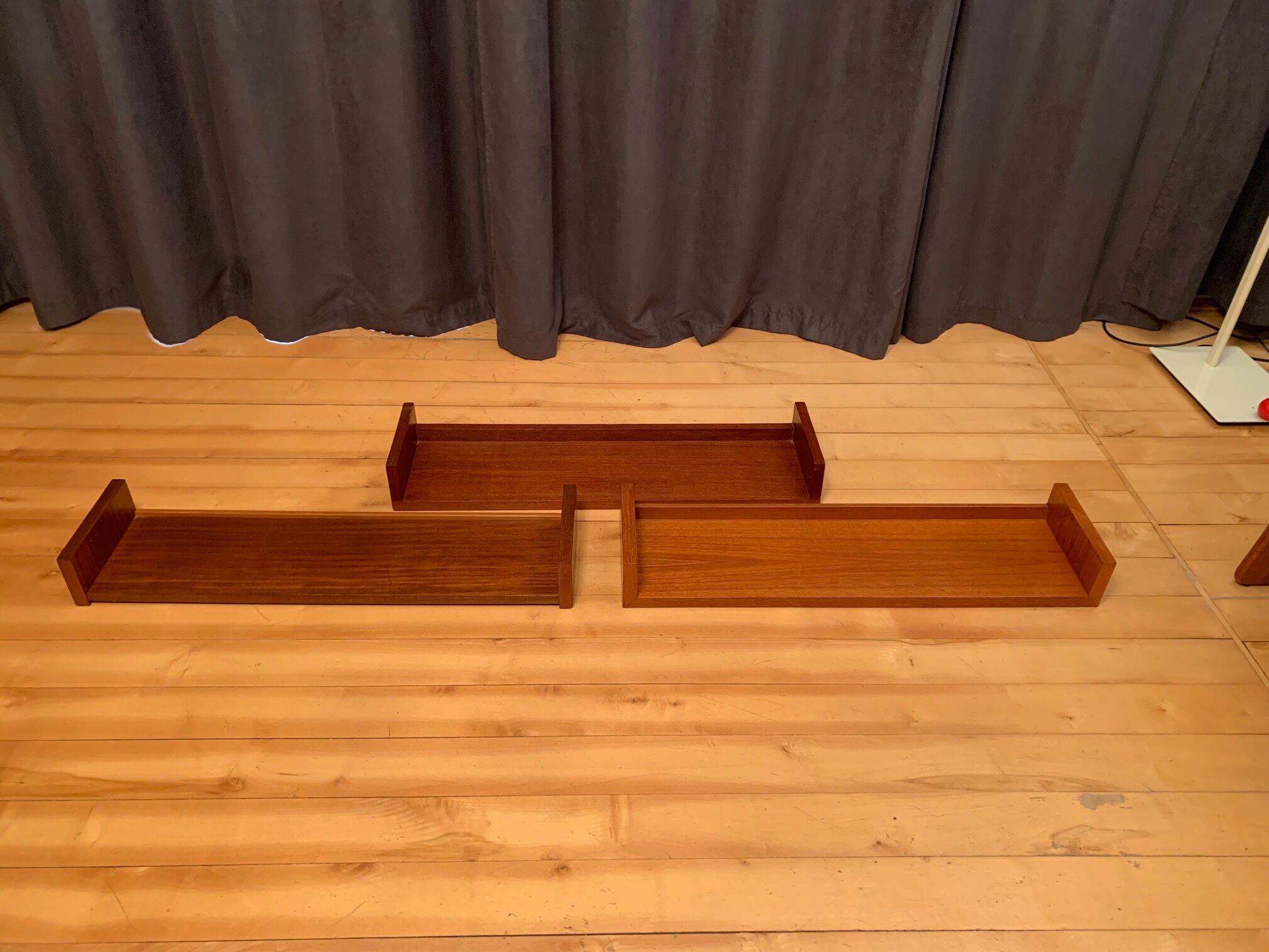 Set of three shelves, Denmark, 1960s