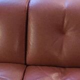 Roche Bobois leather sofa Blogger model
