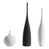 3 ceramic vases