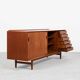 Midcentury Danish sideboard OS29 in teak by Arne Vodder for Sibast 1960s