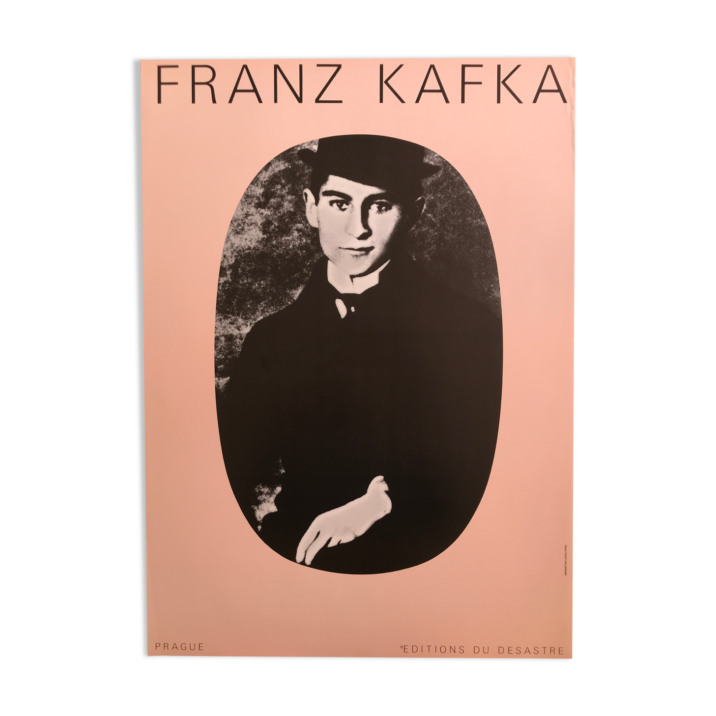 Franz Kafka, Prague, Editions du désastre, circa 1980 original poster
