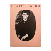 Franz Kafka, Prague, Editions du désastre, circa 1980 original poster