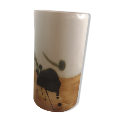 Vase rouleau en grés Poterie ''La Colombe