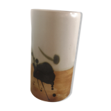 Vase roll in sandstone Pottery "La Colombe"