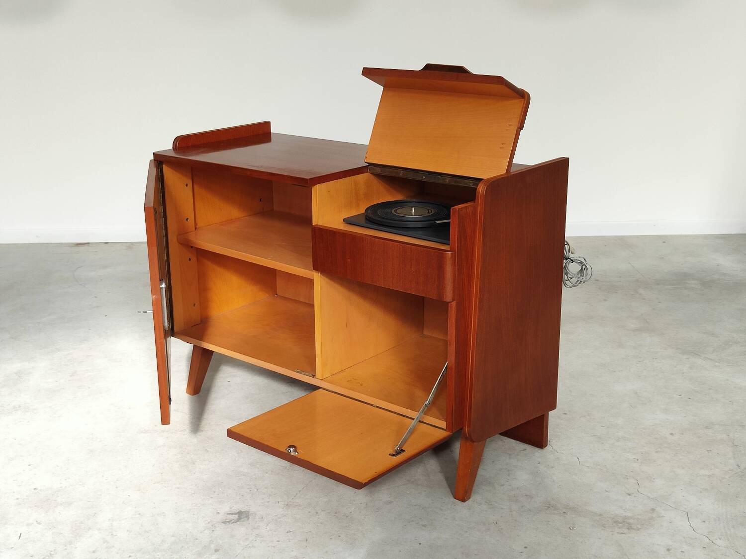 Low sideboard by Frantisek Jirak for Tatra Nabytok 1959