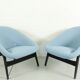 Ensemble de 2 chaises longues Hartmut Lohmeyer pour Artifort Modèle 118 'Columbus', Pays-Bas 1957