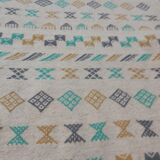 Berber wool carpet 148x197cm