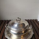 Vegetable with tray silver metal, around 1050