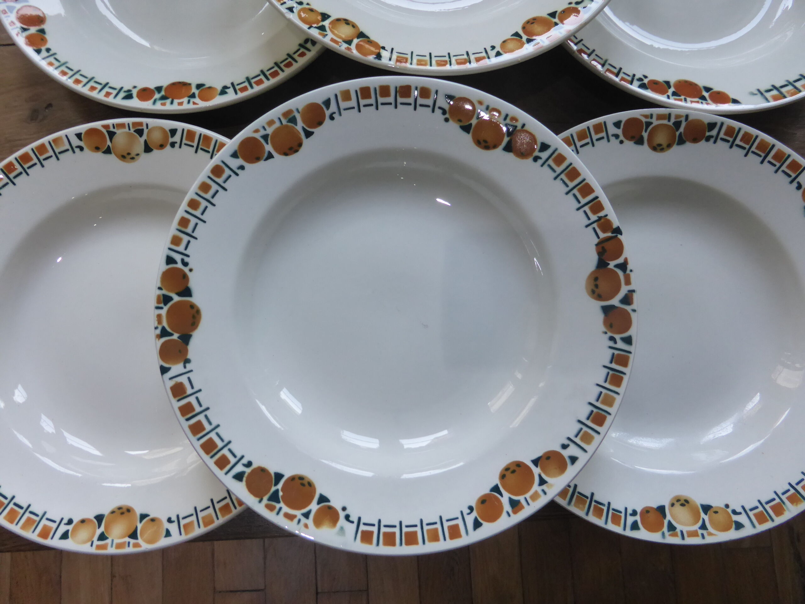 6 hollow plates Ceranord St amand model Cotentin 200885