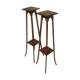 Pair of tall walnut harnesses