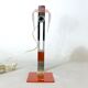 Vintage Italian orange metal desk lamp from 1970