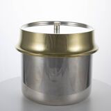 Hollywood regency gold Ice Bucket, Italy ca. 1980s