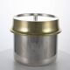 Hollywood regency gold Ice Bucket, Italy ca. 1980s