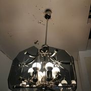 Chandelier year 70 with 6 lights
