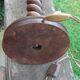 Art Deco twisted wood lamp. FREE DELIVERY