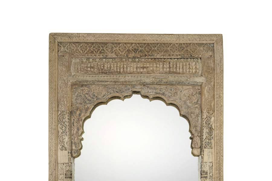 Teak mirror 160x18x288 natural