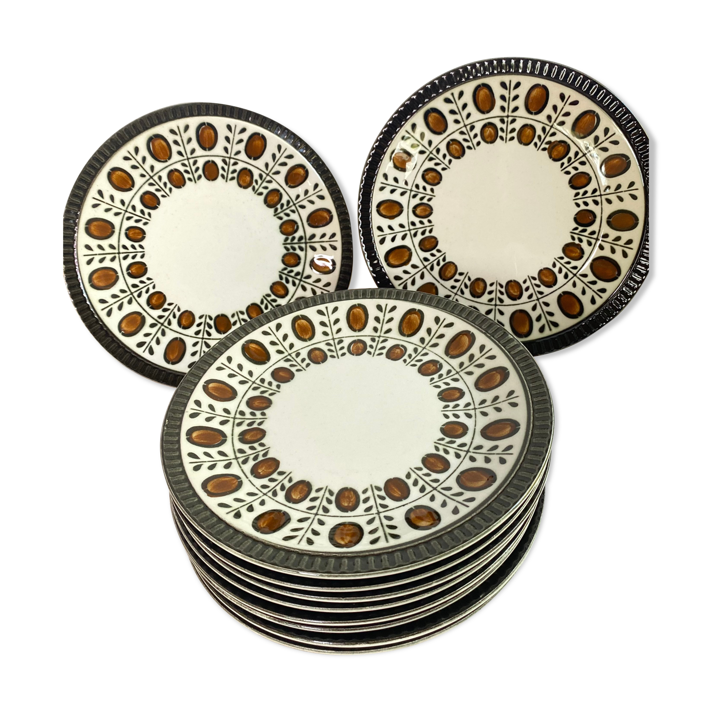 Boch dessert plates 1966