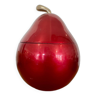 XL ice cube bulb in red metal from the 70s