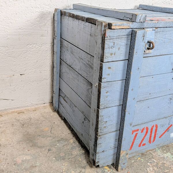 Caisse militaire en bois