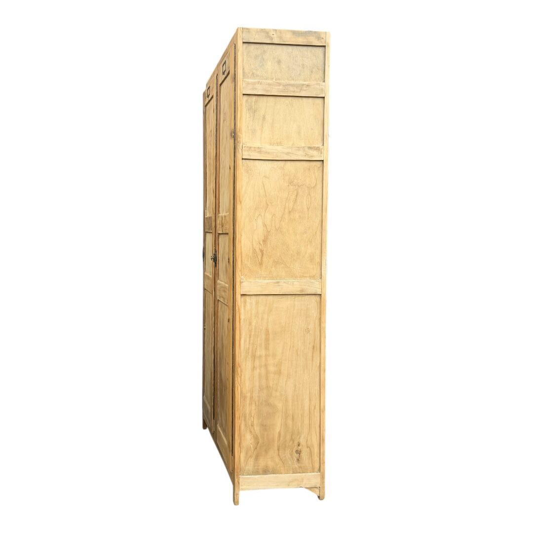 Vintage wooden wardrobe from 1940.