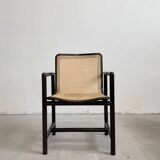 Vintage Wooden Chair with Cane seat by Branko Ursic for Stol Kamnik, 1970s