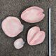 Pol Chambost ceramic dish set, 1960, seashell design