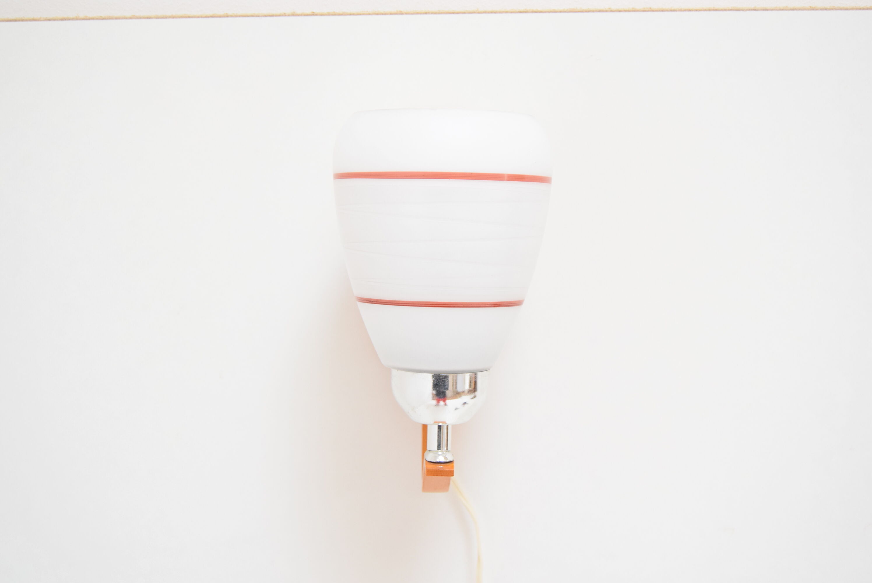 Mid-century wood wall lamp  by Drevo Humpolec, 1970