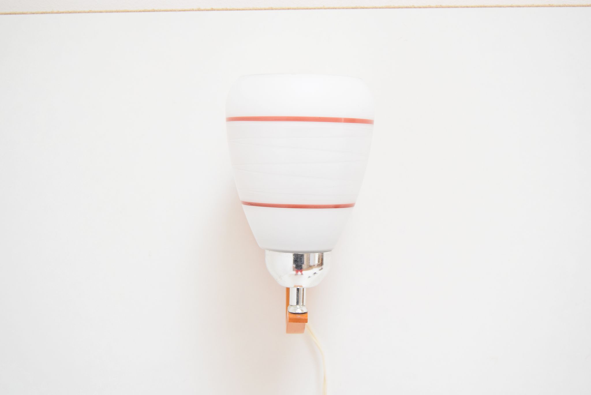 Mid-century wood wall lamp  by Drevo Humpolec, 1970