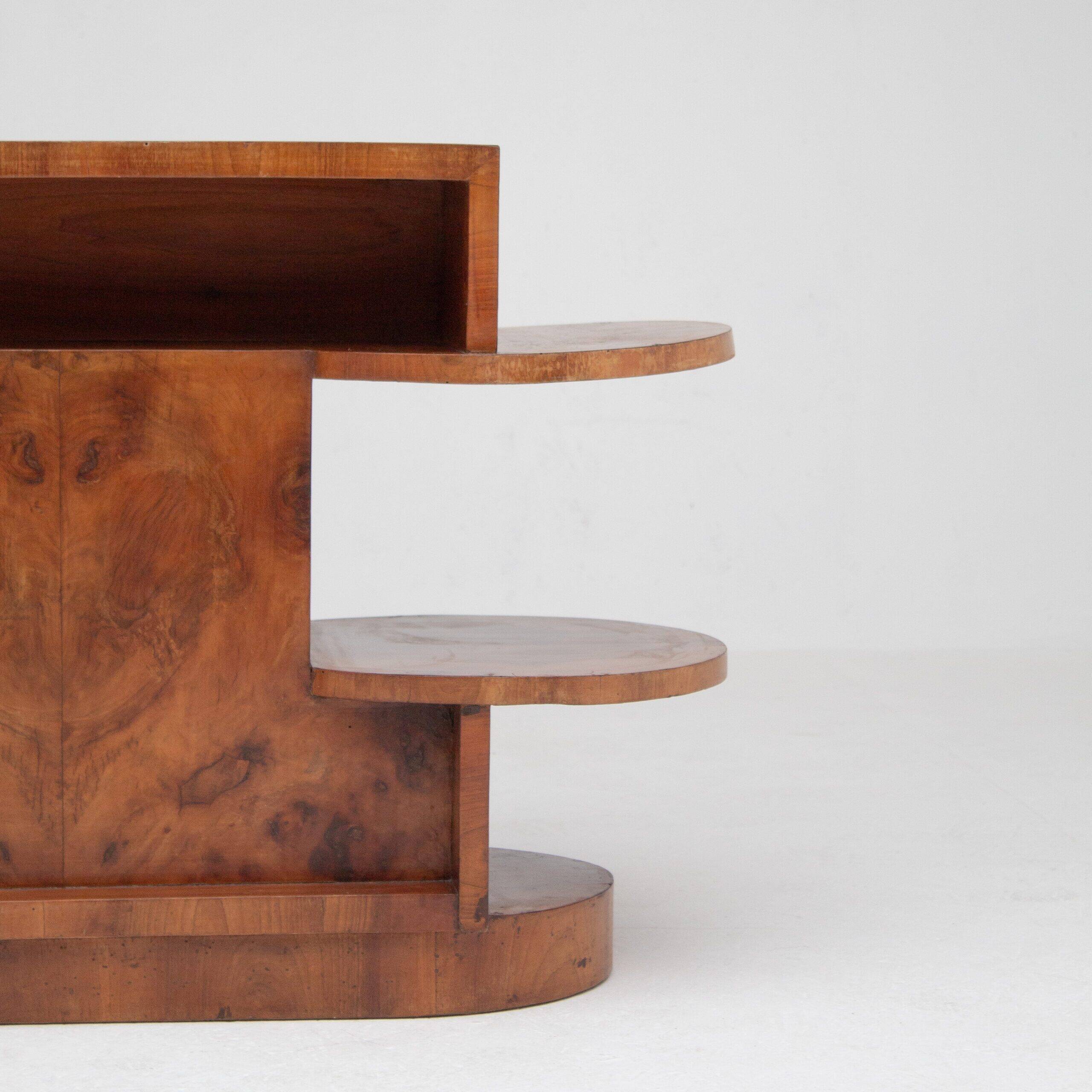 Art Deco etagere shelf unit