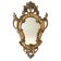Antique Rococo-style mirror, gilded linden decorations, 20th century.