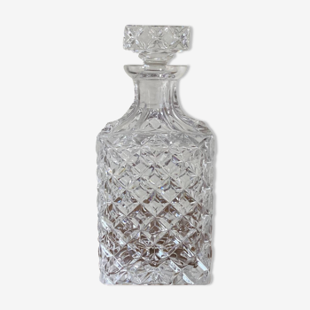 Whiskey decanter in cut crystal vintage tableware glass ACC-7065