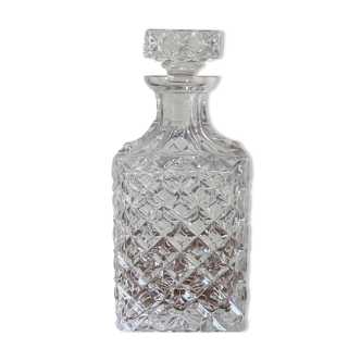 Carafe à whisky en cristal taillé vintage art de la table verre ACC-7065