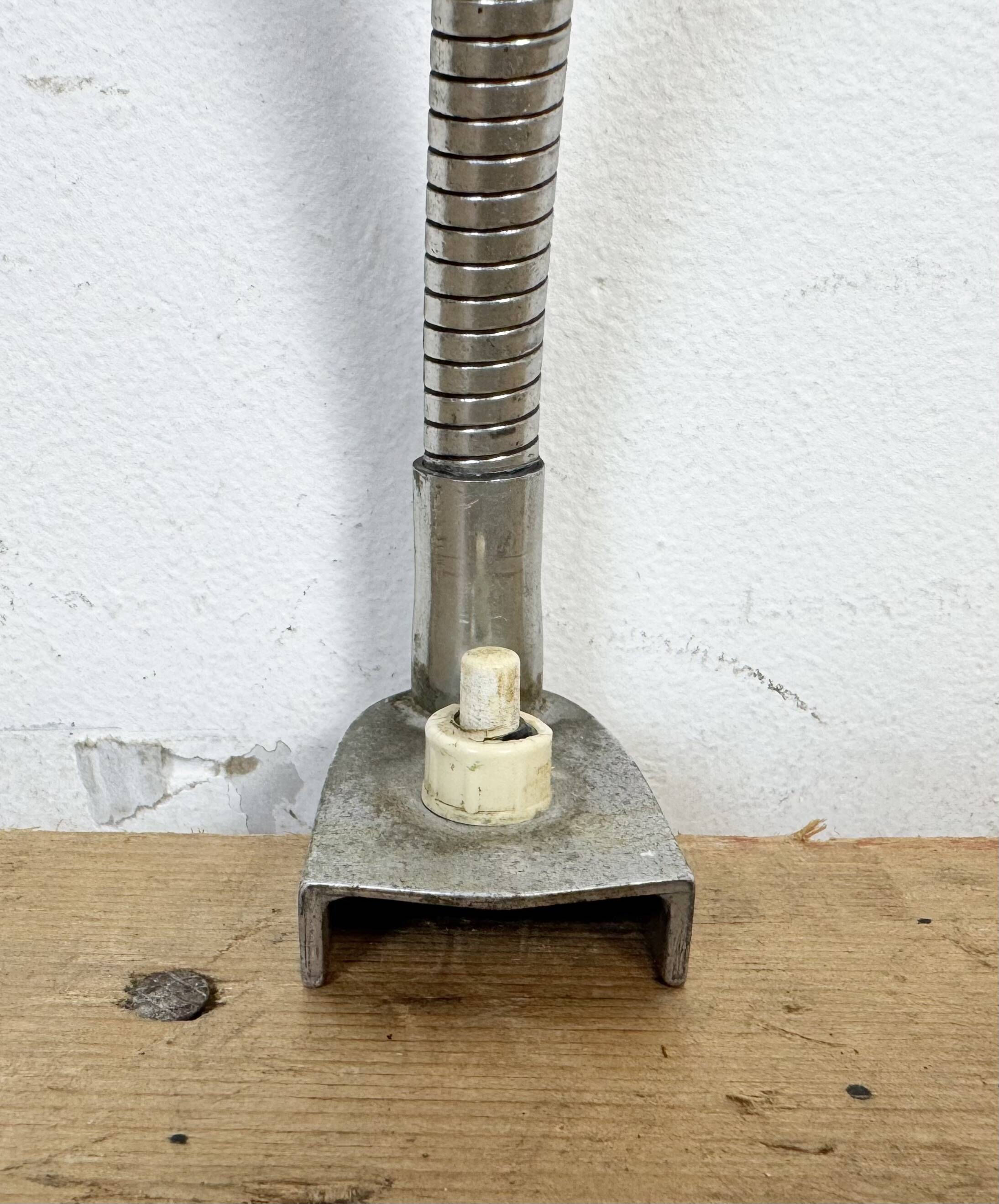 Vintage Grey Italian Gooseneck Table Lamp from GCME, 1950s