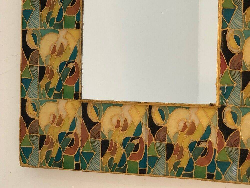 Petit miroir en céramique