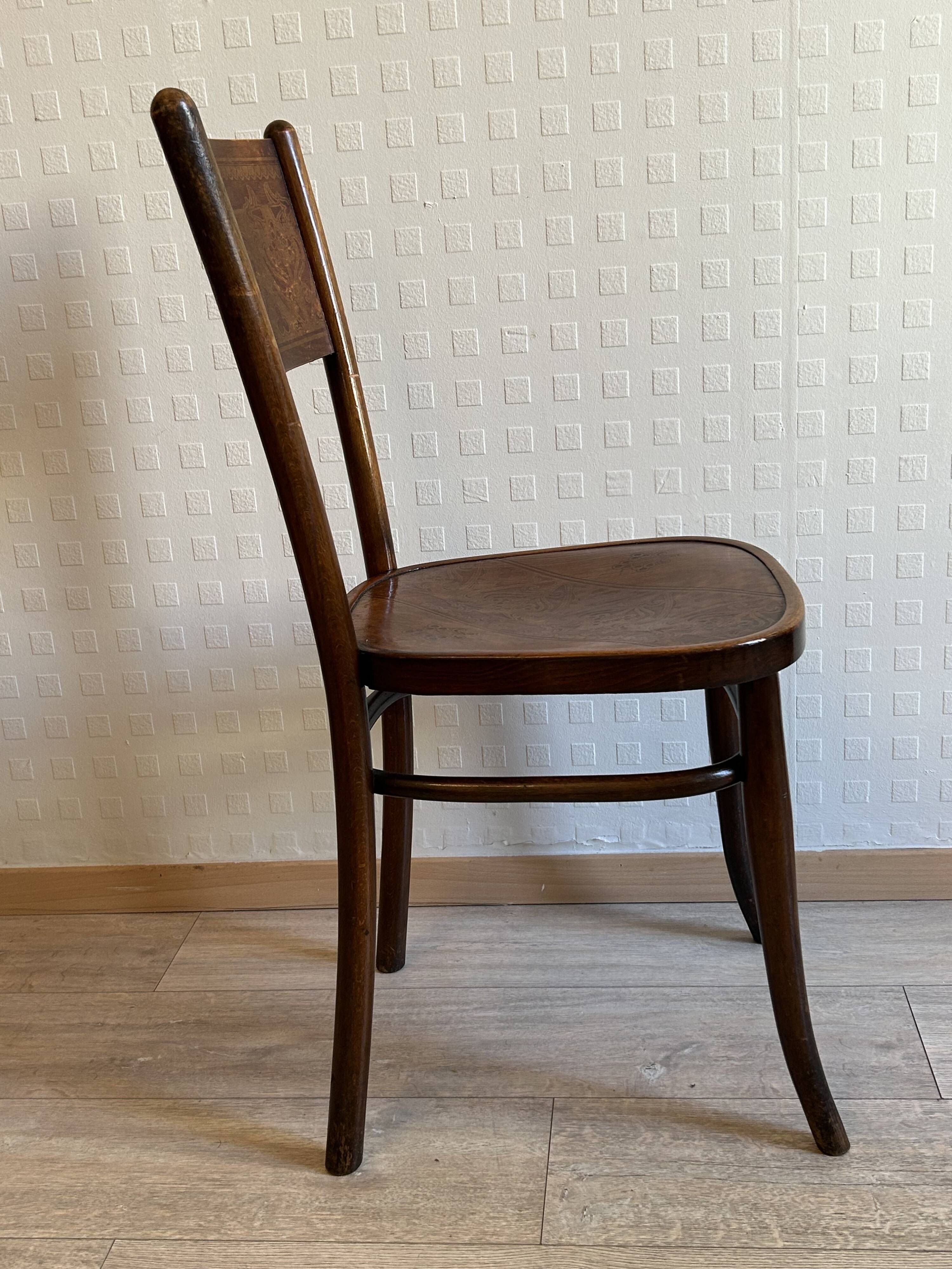 4 antique chairs by Jacob & Josef Kohn – Vienna – Art Nouveau period