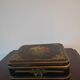 Antique art deco metal box