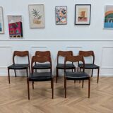 8 chaises Niels Otto Moller