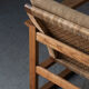 Set of 2 lounge chairs and one footrest by Borge Mogensen for Fredericia Denmark 1960’s