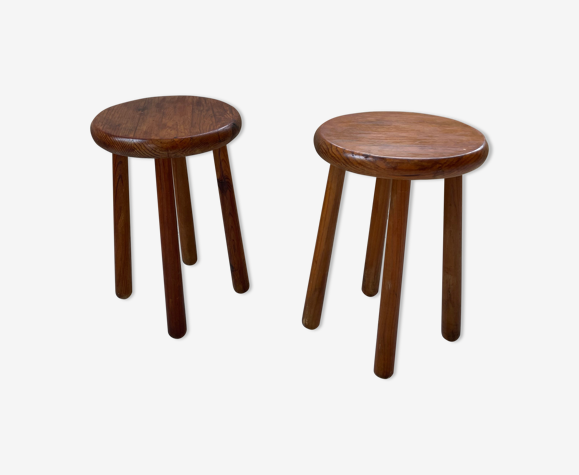 Tabourets 1960 pin mobilier de montage